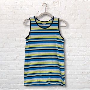 cat & jack striped tank top, XL/16